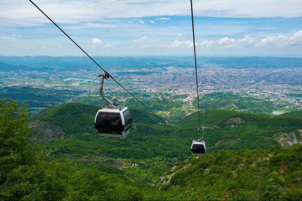 Entrada al teleférico del monte Dajti + Traslado desde el hotel