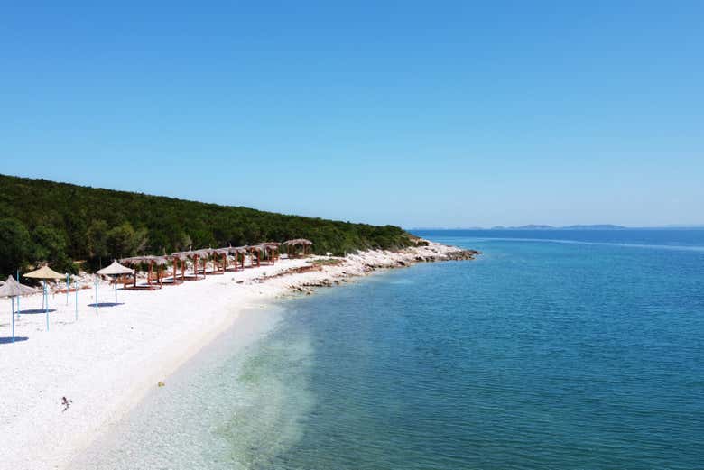 Playa de fina arena blanca de Karaburun