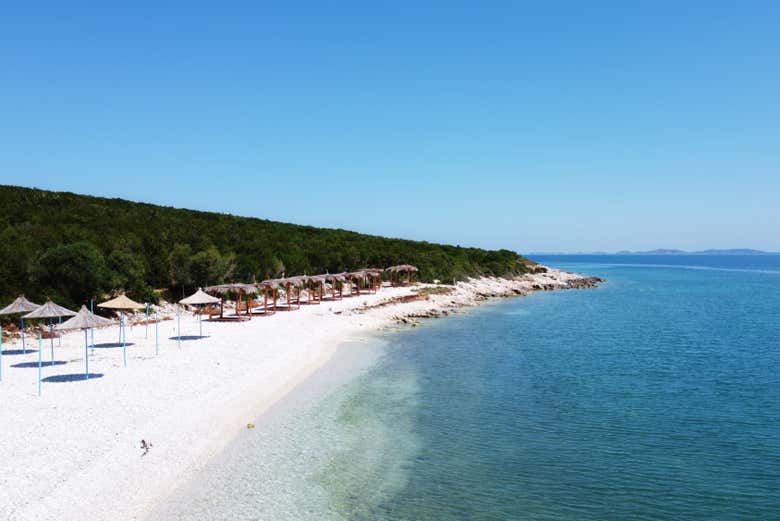 Una delle spiagge della penisola di Karaburun