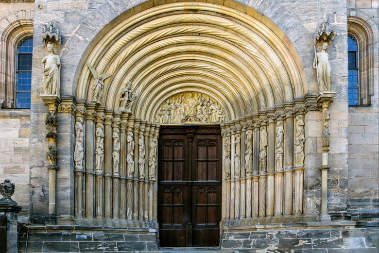 Portique de la Cathédrale de Bamberg