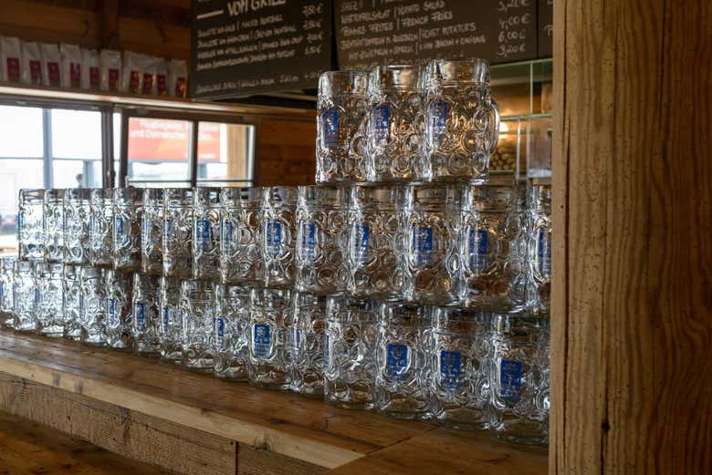Em um bar de cerveja artesanal