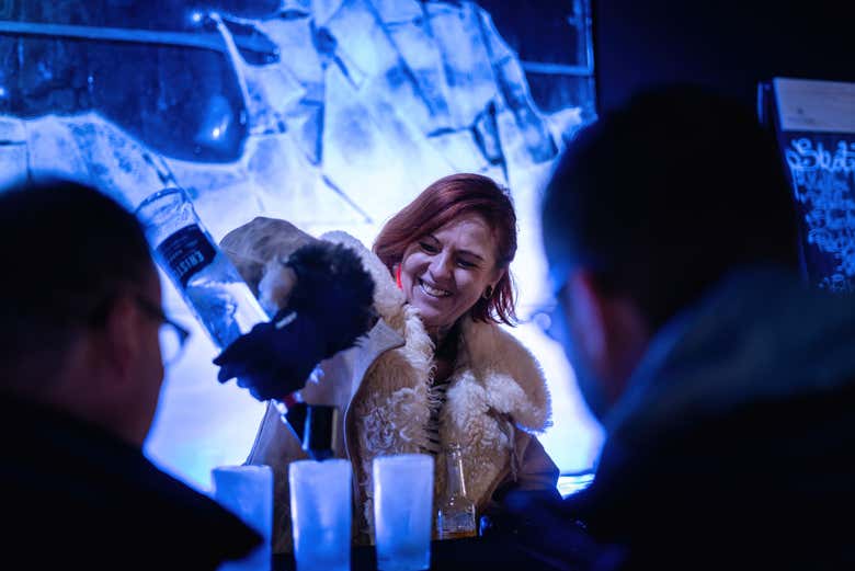 Bancone dell'Icebar