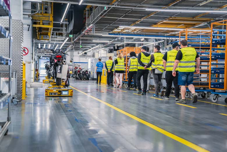 In una delle zone della fabbrica