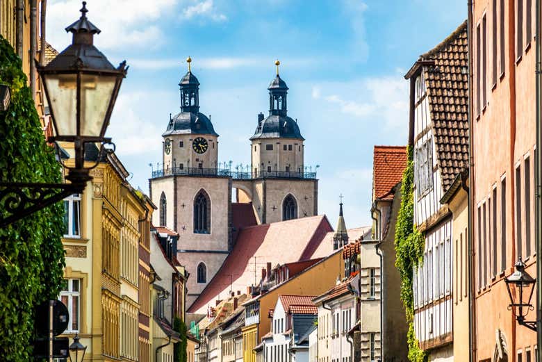 As pintorescas ruas de Wittenberg