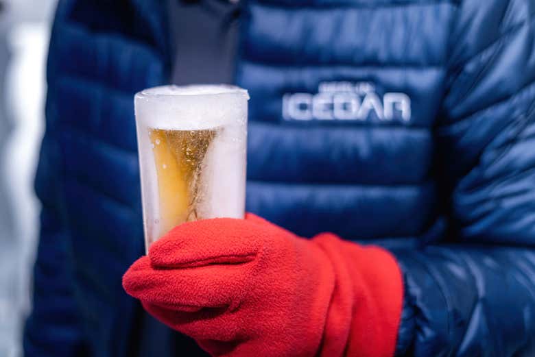 Una birra ghiacciata