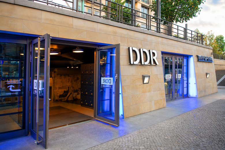 The entrance of the DDR Museum