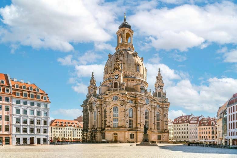 La imponente cúpula de Frauenkirche