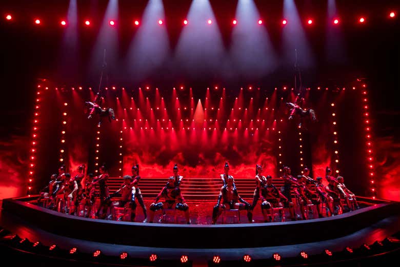 Uma das cenas do espetáculo