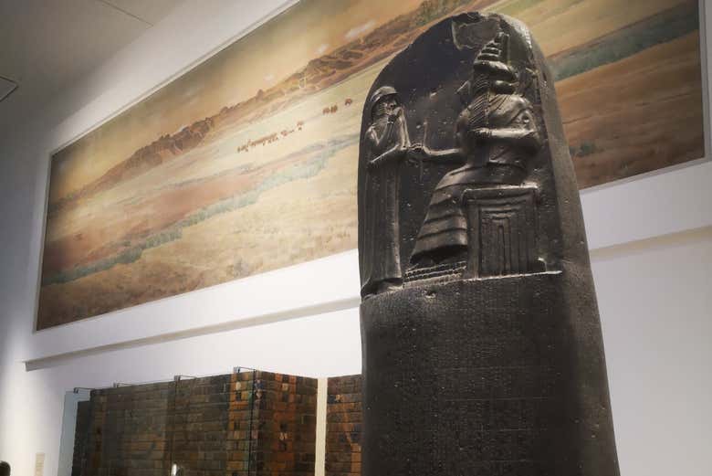 Estela do Código Hammurabi no Museu de Pérgamo