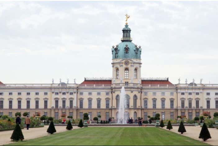 Fachada del palacio de Charlottenburg