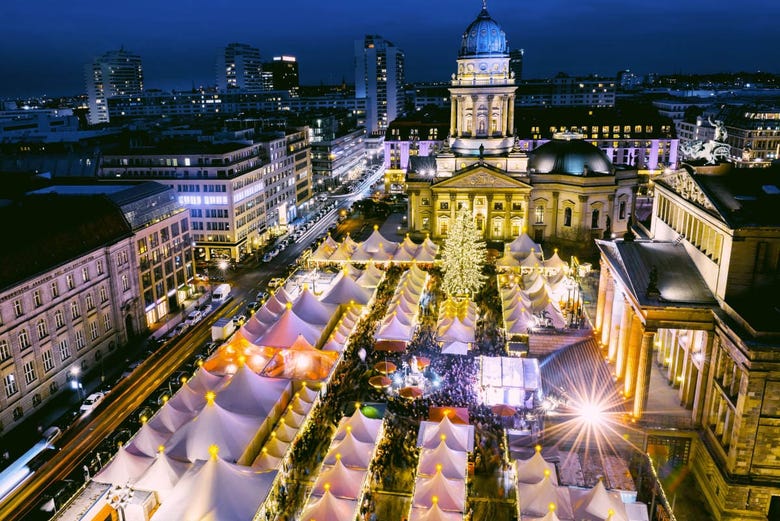 Mercado de Natal na Praça Gendarmenmarkt