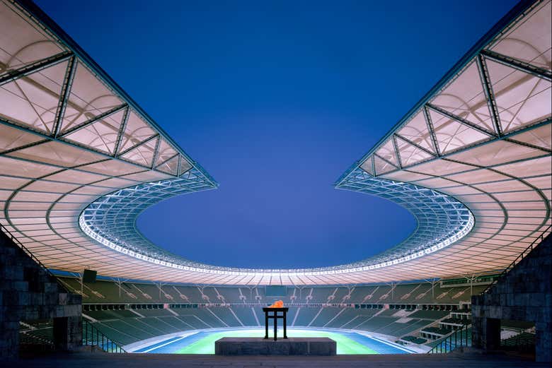 Vistas de dentro do Estádio Olímpico de Berlim