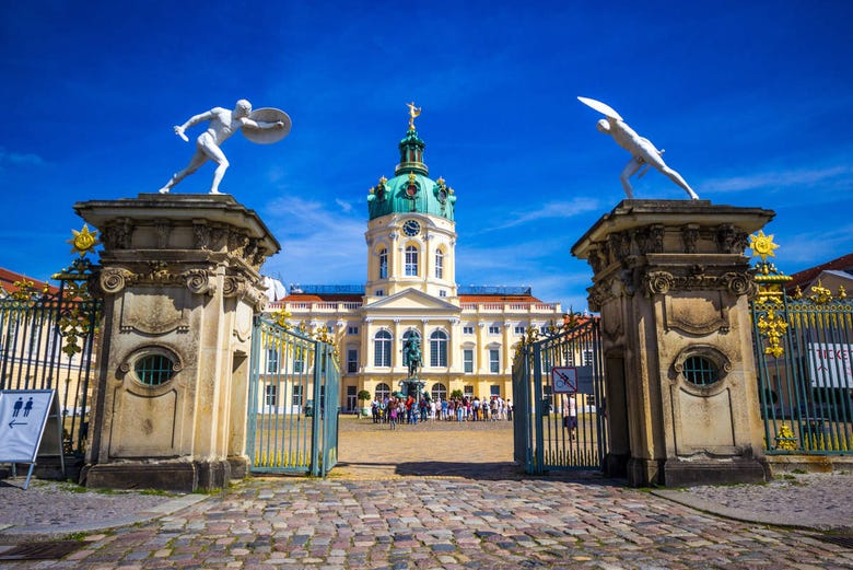 Vistas del exterior del Palacio de Charlottenburg