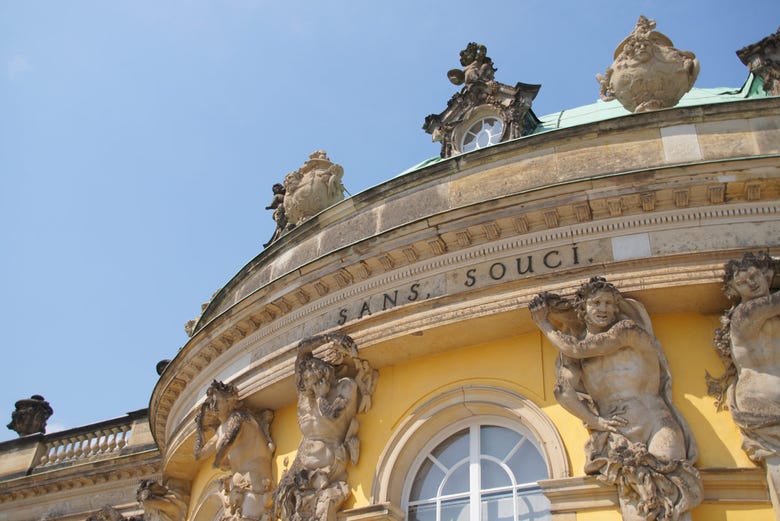 Fachada del Palacio de Sanssouci