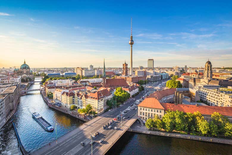 Panoramic views of Berlin