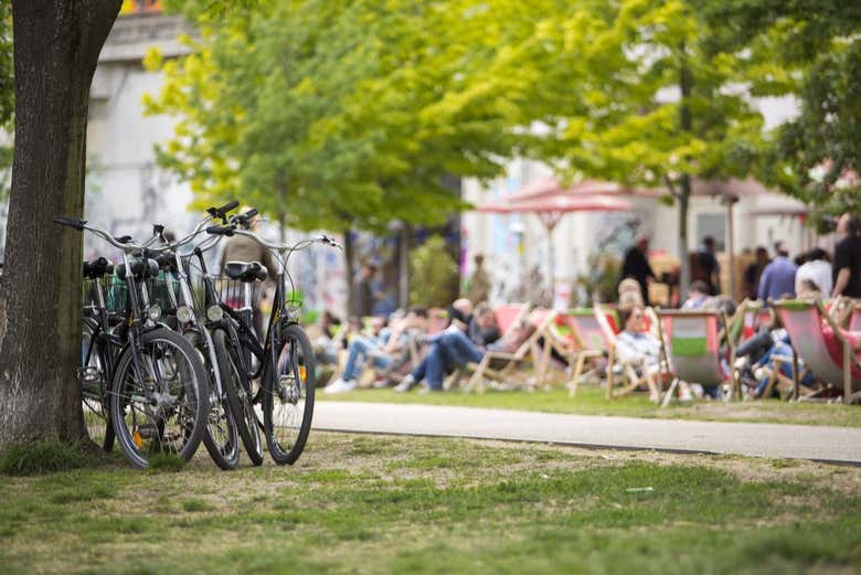 Podréis parar en uno de los parques de Berlín