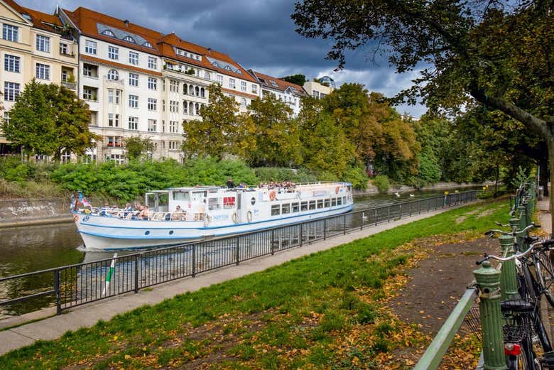 Navegando por el canal Landwehrkanal