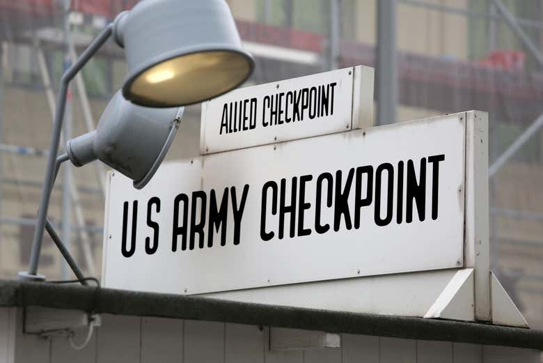 Paying a visit to Checkpoint Charlie