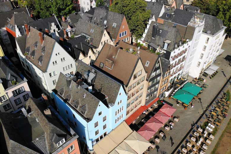 Tejados de los tradicionales edificios de Colonia