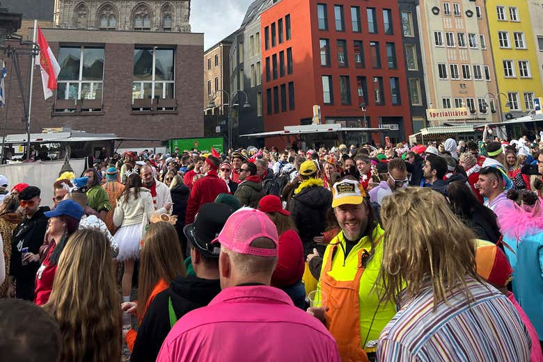 El ambiente de las fiestas callejeras durante el Carnaval