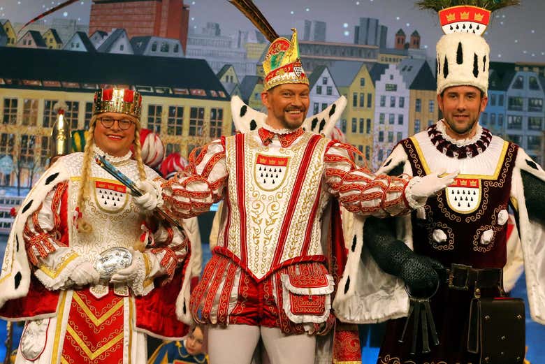 El triunvirato del Carnaval de Colonia