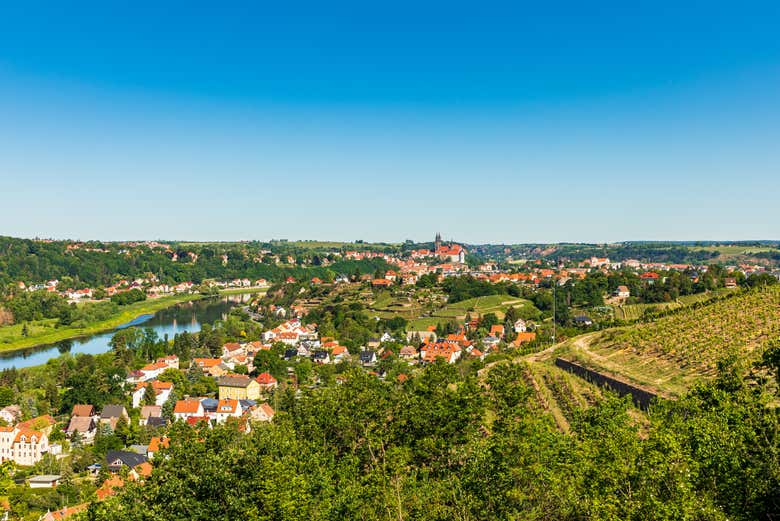 Vista aérea de Meissen