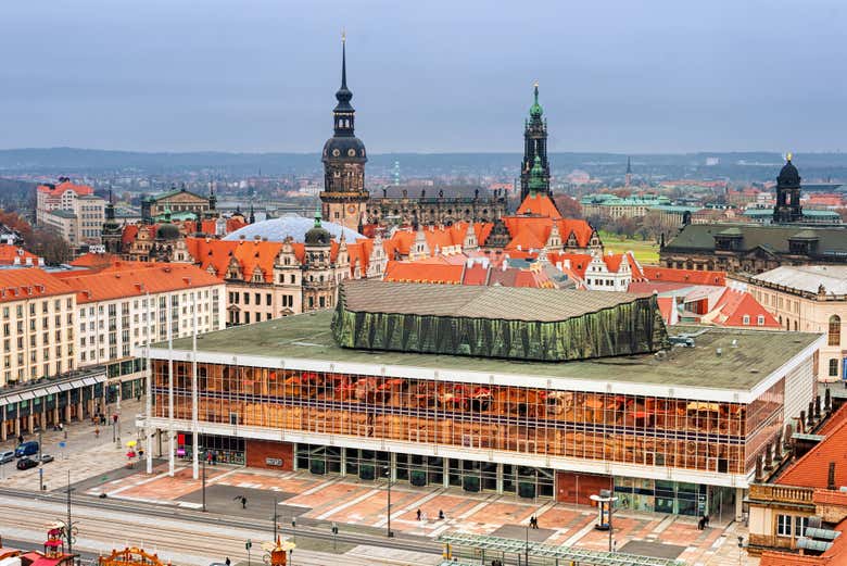 Vistas aéreas de Kulturpalast