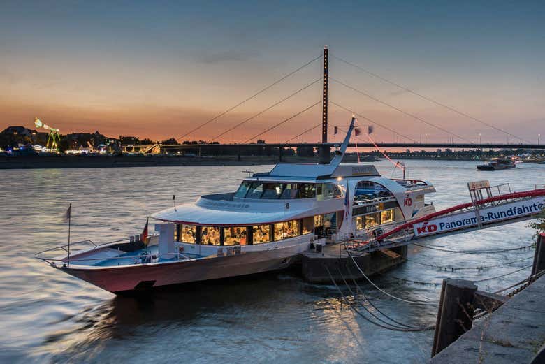 Balade en bateau à Düsseldorf