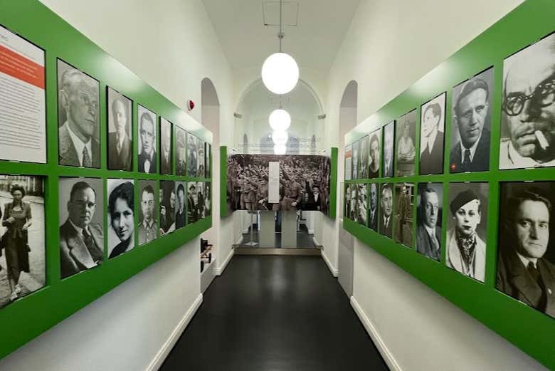 Uno de los pasillos del Museo de la Memoria