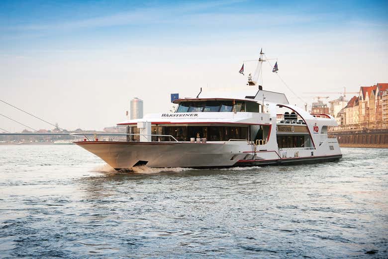 Balade en bateau dans Düsseldorf