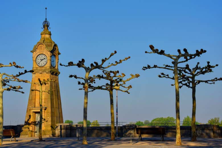 Antiguo reloj de Düsseldorf