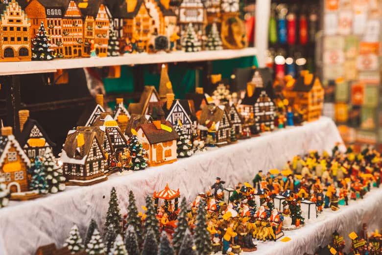 Adornos navideños típicos de Frankfurt