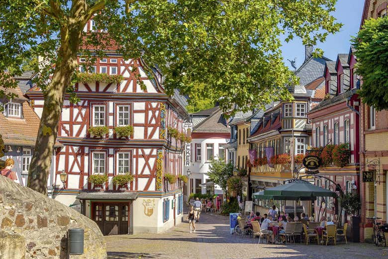 Pasearemos por el casco antiguo de Idstein