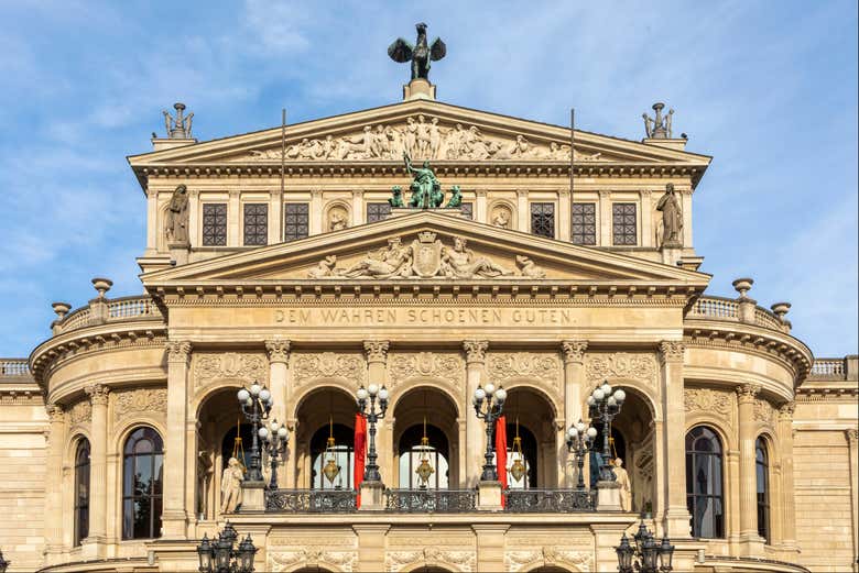 La Ópera de Frankfurt fue reconstruida tras la II Guerra Mundial