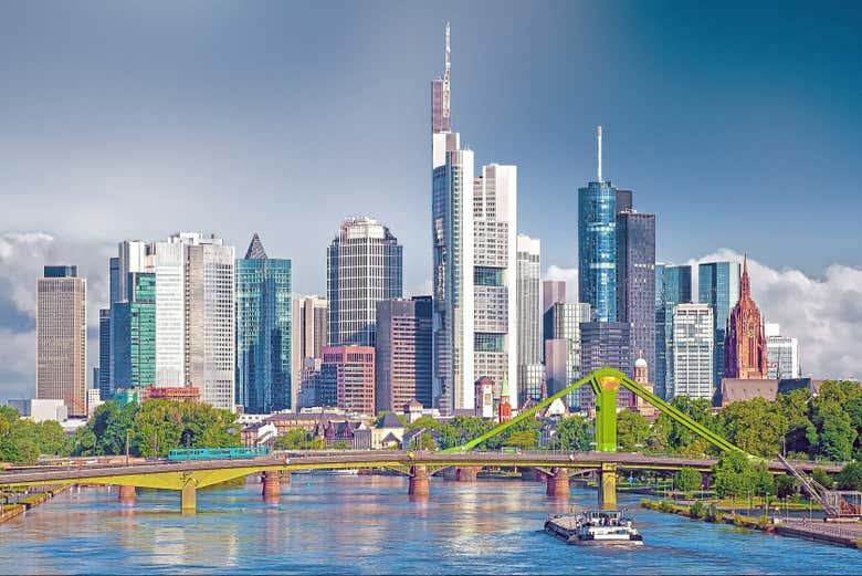 La silueta urbana de Frankfurt