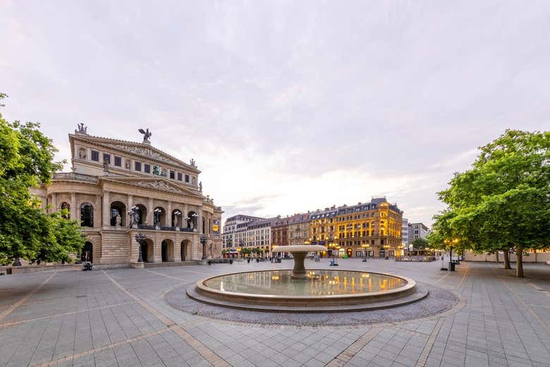 La Opernplatz de Frankfurt