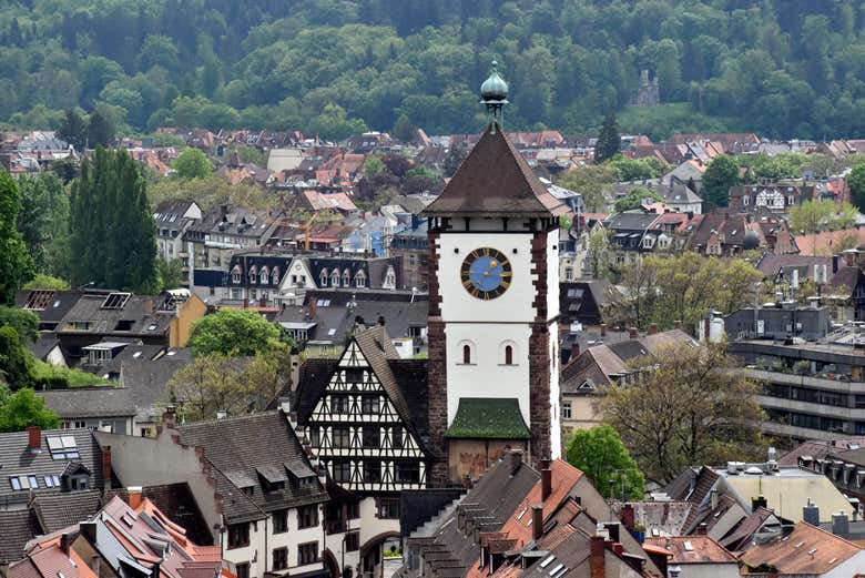 Arquitectura típica en Friburgo de Brisgovia