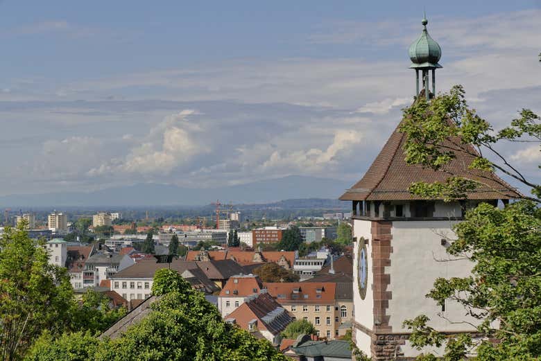 Panoramica di Friburgo di Brisgovia