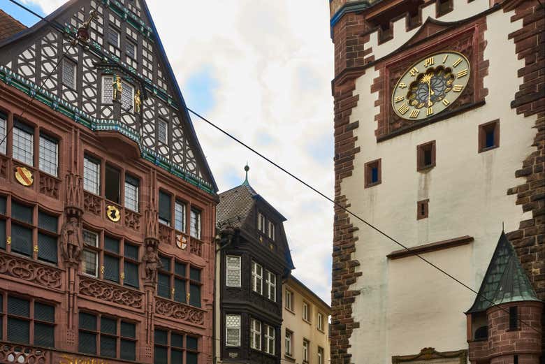 Torre del reloj en Friburgo de Brisgovia