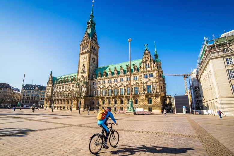 Pedalando per Amburgo