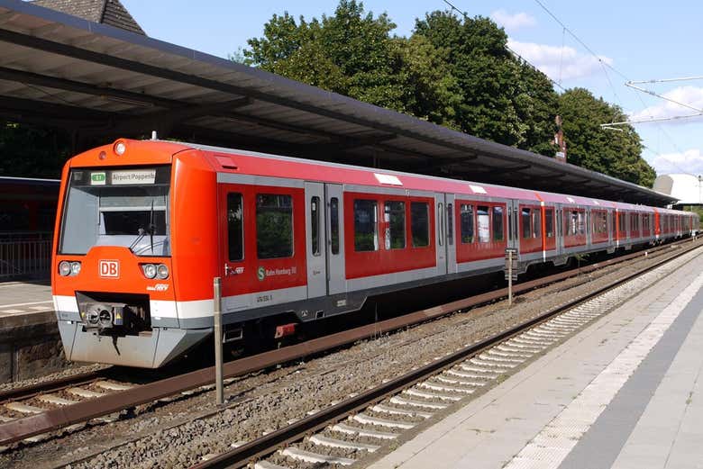 Utilizzando i mezzi pubblici di Amburgo