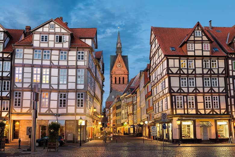 El casco antiguo de Hannover