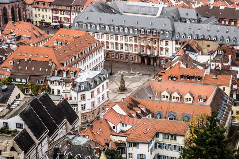 Vistas aéreas de Heidelberg