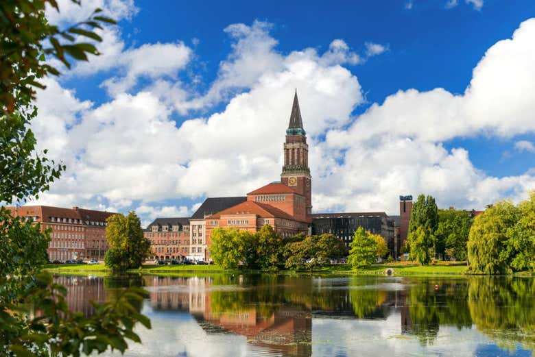 A panoramic view of Kiel