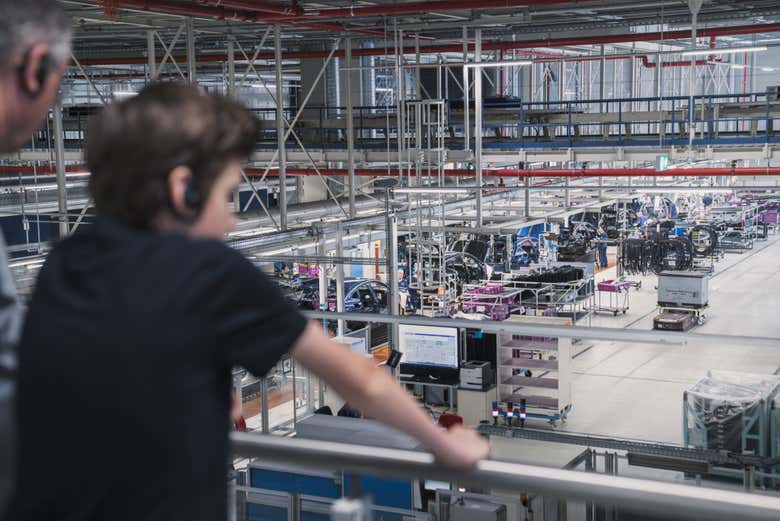 Observando la zona de producción