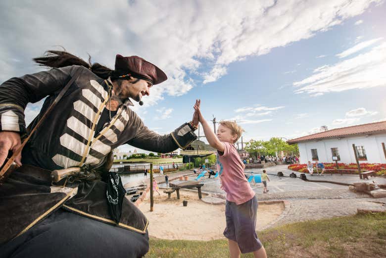 Meeting some of the friendly characters
