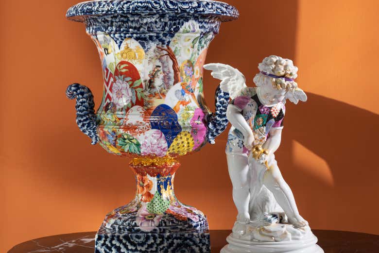 Un vaso di porcellana