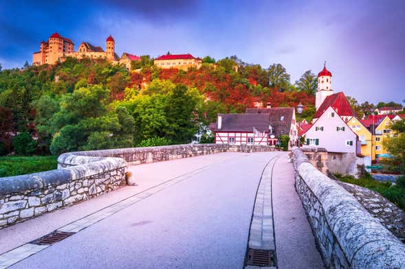 Excursion au château d'Harburg et à Rothenburg