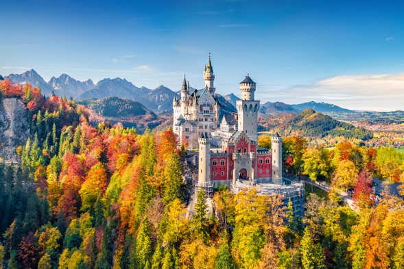 Excursão ao castelo de Neuschwanstein e ao Palácio de Linderhof