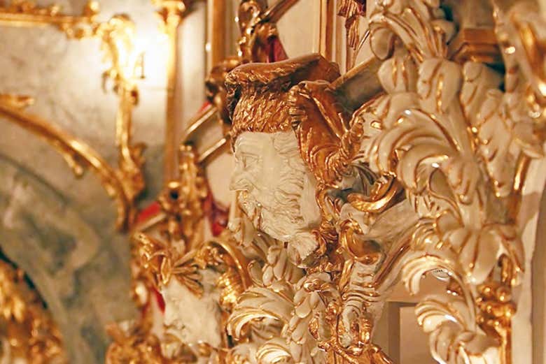 Detalhe arquitetônico do teatro